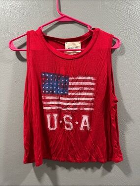 American Rebel‎ Red USA Flag Graphic Tank